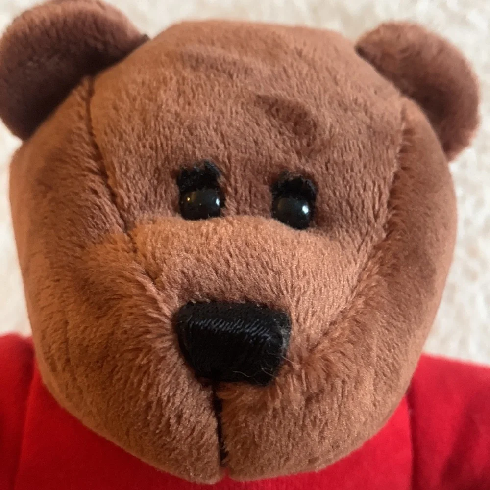 Starbucks 2018 Bearista Bear Gold Skirt Red Shirt Teddy Bear EUC